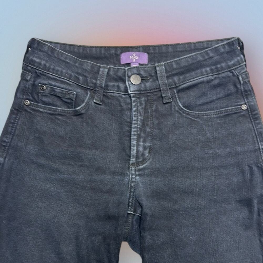 NYDJ Women's 0P Black Skinny Jeans